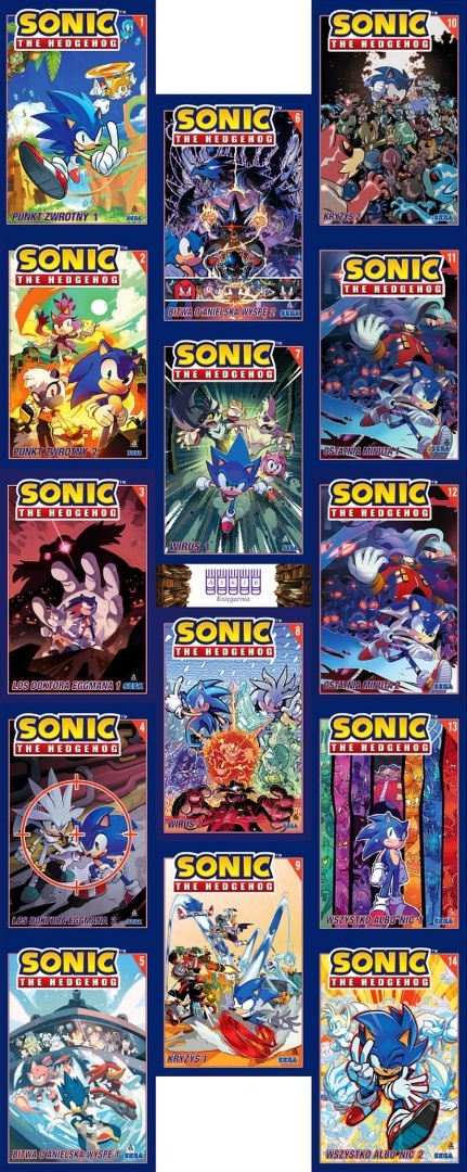 Flynn Thomas Stanley 14x Sonic The Hedgehog Punkt Komiks po polsku Flynn Thomas Stanley 14x Sonic The Hedgehog Punkt Komiks po polsku