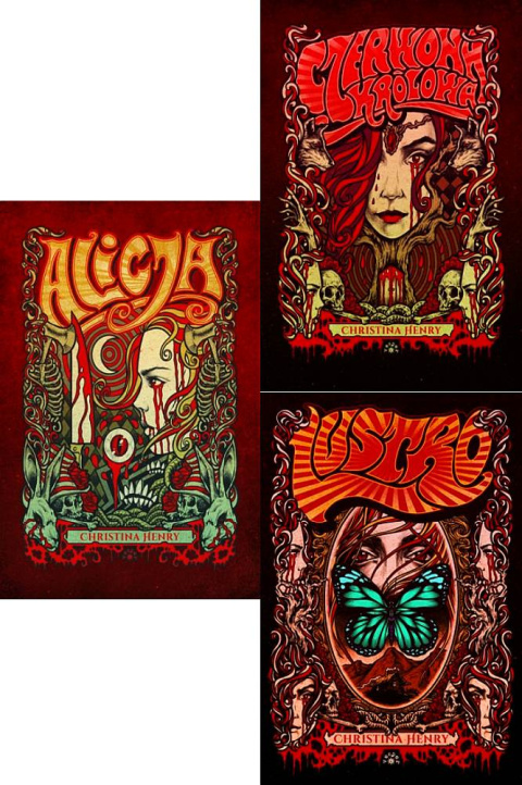 HENRY pakiet 3x THE CHRONICLES OF ALICE pl / Czerwona Królowa Alicja Lustro HENRY pakiet 3x THE CHRONICLES OF ALICE pl / Czerwona Królowa Alicja Lustro