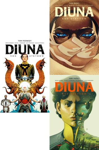 HERBERT ANDERSON komiks pakiet 3x DIUNA RÓD ATRYDÓW