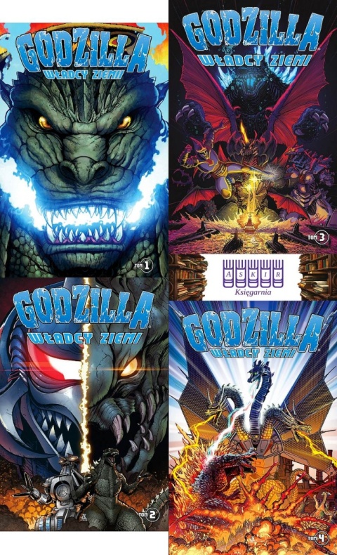 Mowry 4x Godzilla Władcy Ziemi komiks Mowry 4x Godzilla Władcy Ziemi komiks