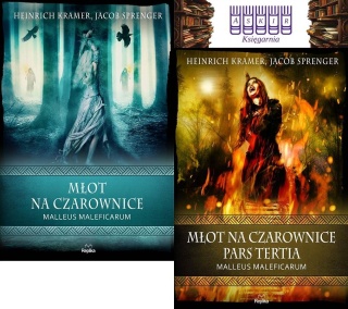 Pakiet 2x MŁOT NA CZAROWNICE Malleus Maleficarum części 1-3 zakładka