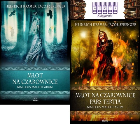 Pakiet 2x MŁOT NA CZAROWNICE Malleus Maleficarum części 1-3 zakładka Pakiet 2x MŁOT NA CZAROWNICE Malleus Maleficarum części 1-3 zakładka