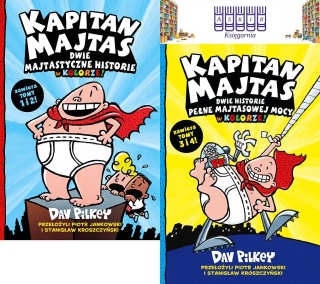 Pilkey Pakiet 2x Kapitan Majtas Dwie Majtastyczne Historie W Kolorze 4w2