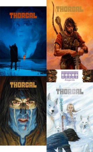 Thorgal Tw pakiet 4x Saga - Żegnaj Aaricio / Wendigo / Shaigan / Szron